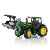 02052 Bruder Trattore John Deere 6920 con benna
